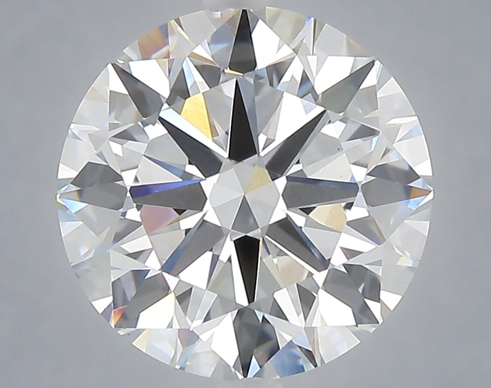 5.00 carat round lab grown diamond E color VVS2 clarity