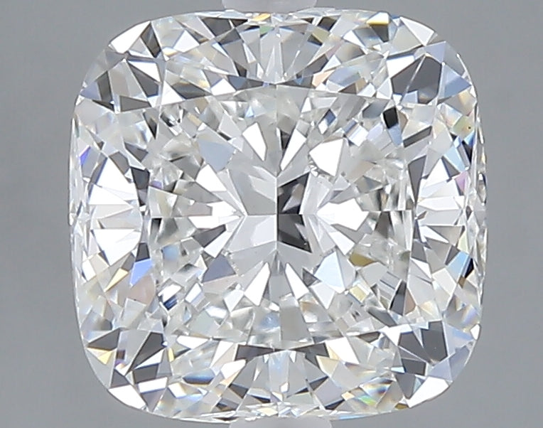 3.10 carat cushion lab grown diamond E color VS1 clarity