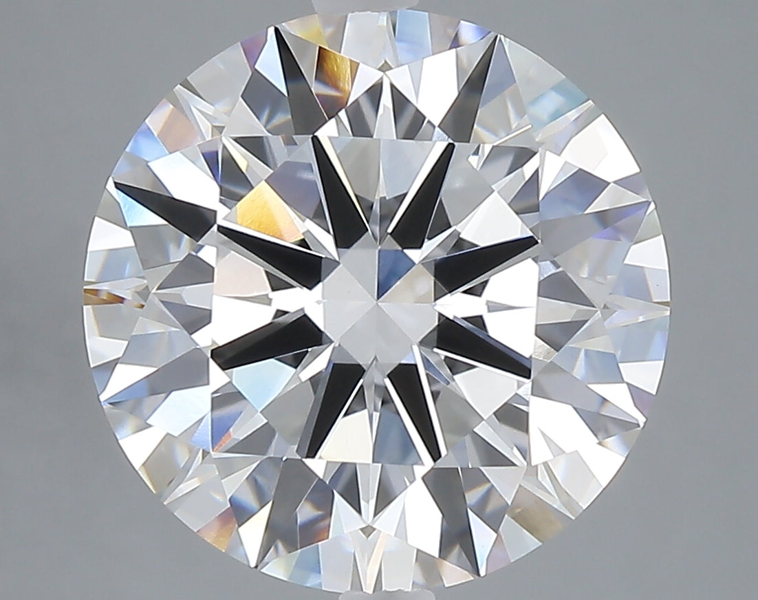 7.08 carat round lab grown diamond F color VVS2 clarity