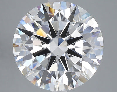 7.08 carat round lab grown diamond F color VVS2 clarity