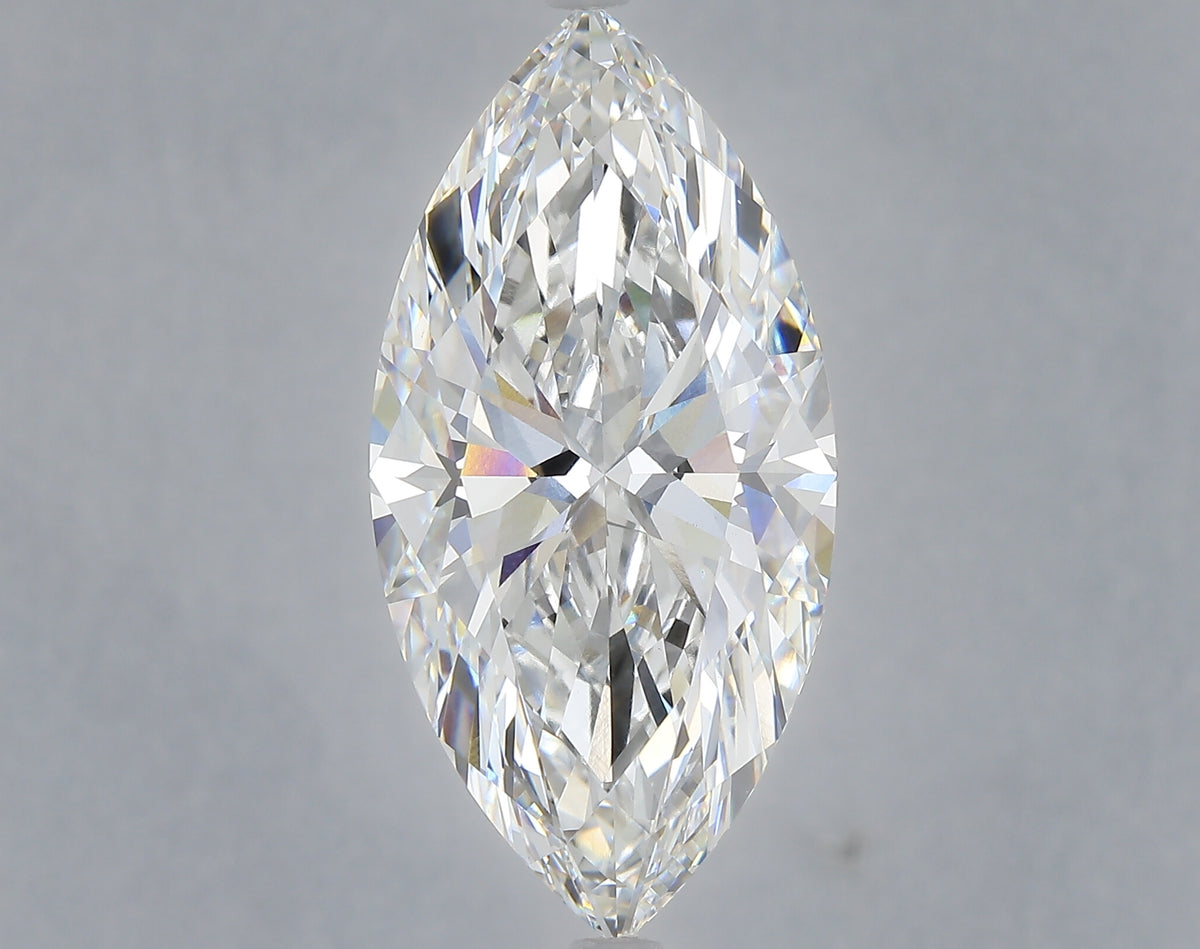 10.77 carat marquise lab grown diamond F color VVS2 clarity