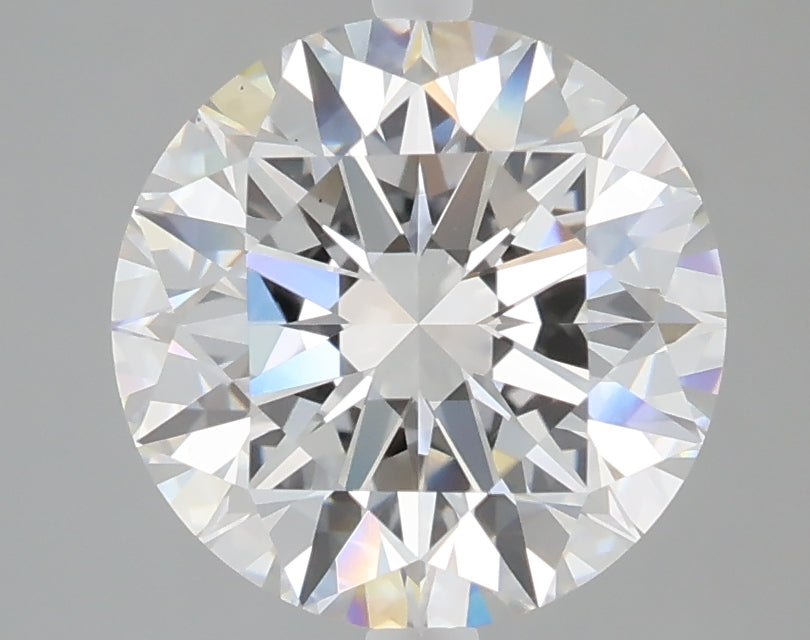 3.08 carat round lab grown diamond E color VS1 clarity