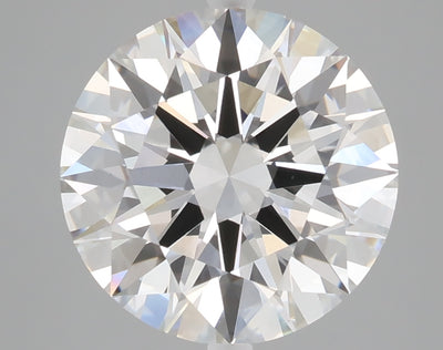 5.03 carat round lab grown diamond F color VS1 clarity