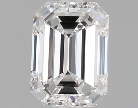1.04 carat emerald lab grown diamond D color VVS2 clarity