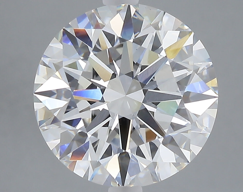 5.07 carat round lab grown diamond F color VS1 clarity