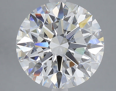5.07 carat round lab grown diamond F color VS1 clarity