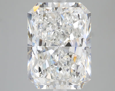 3.99 carat radiant lab grown diamond E color VS1 clarity