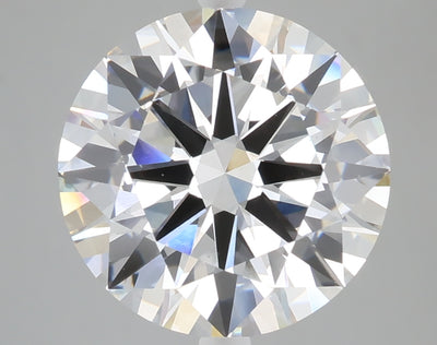 5.00 carat round lab grown diamond F color VS1 clarity