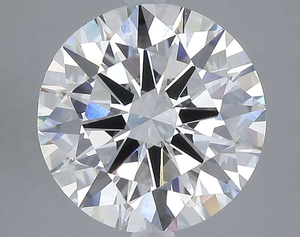 5.02 carat round lab grown diamond E color VS1 clarity