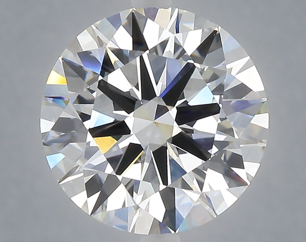 5.01 carat round lab grown diamond F color VVS2 clarity