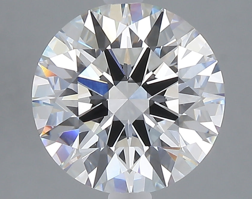 3.02 carat round lab grown diamond E color VVS2 clarity