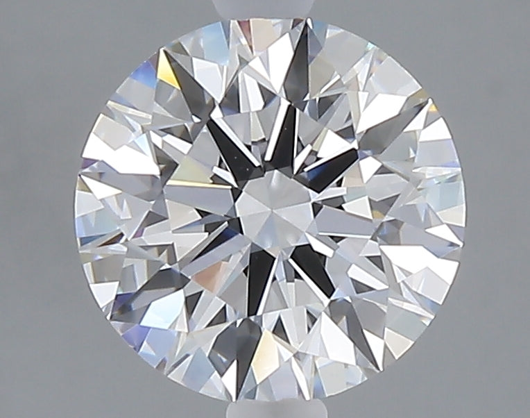 2.01 carat round lab grown diamond E color VVS2 clarity