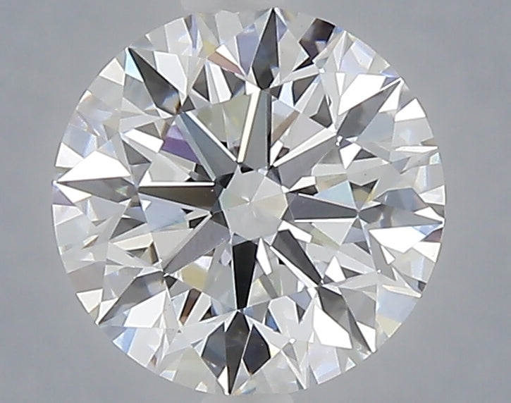 2.01 carat round lab grown diamond E color VS1 clarity