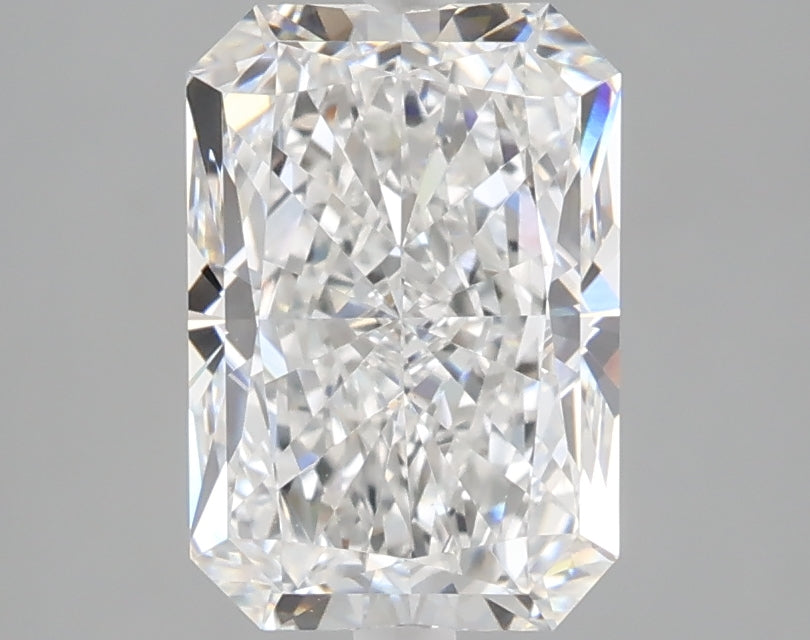 2.31 carat radiant lab grown diamond D color VVS2 clarity