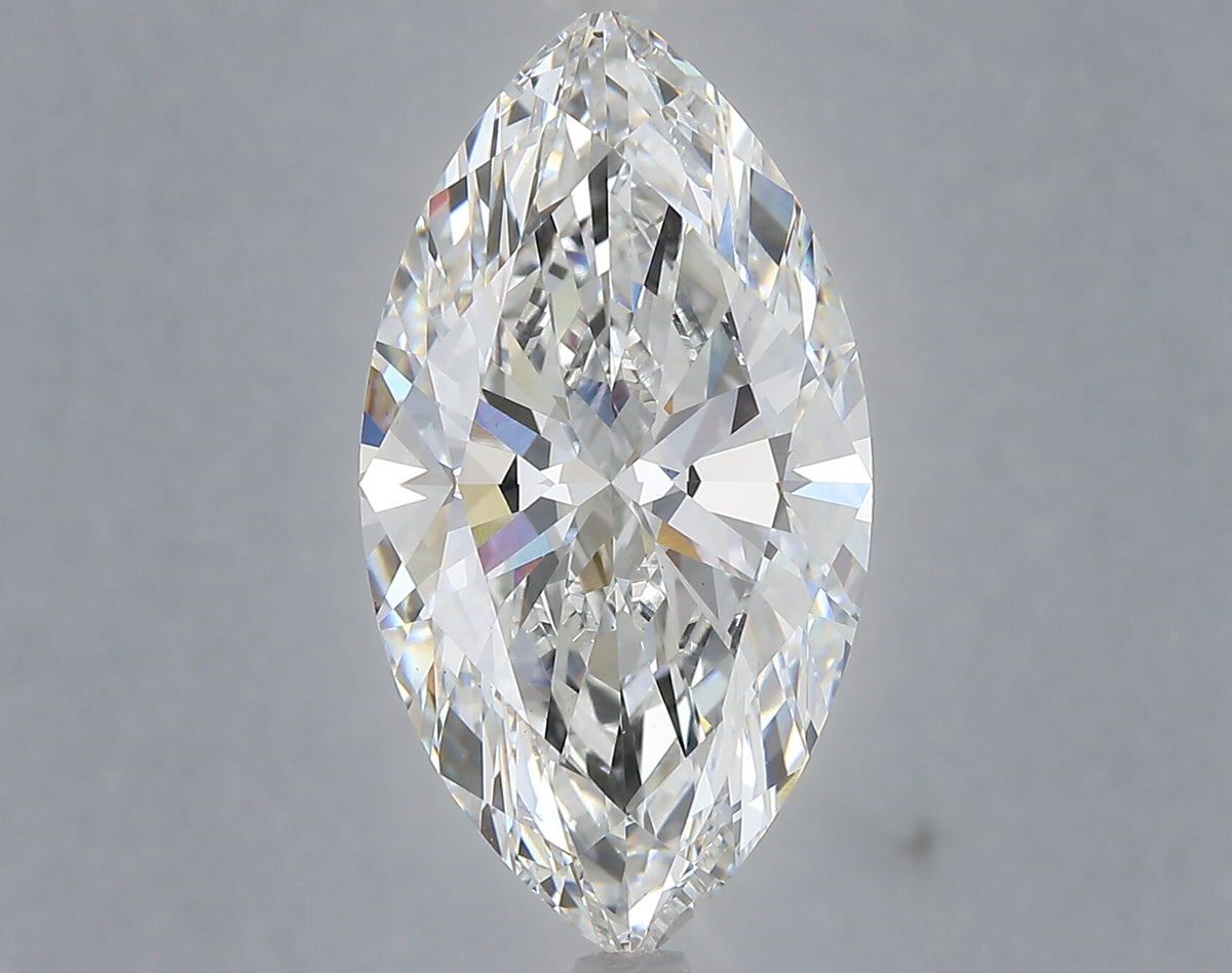 7.04 carat marquise lab grown diamond F color VS1 clarity