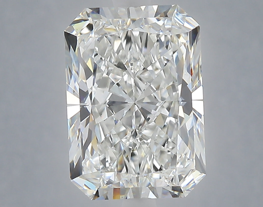 4.08 carat radiant lab grown diamond F color VS1 clarity
