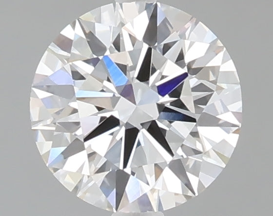 1.07 carat round lab grown diamond D color VVS2 clarity