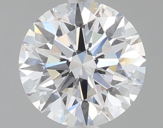1.07 carat round lab grown diamond D color VVS2 clarity