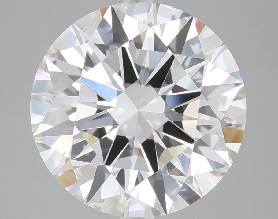 4.52 carat round lab grown diamond E color VVS2 clarity