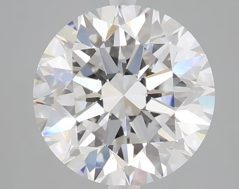 3.41 carat round lab grown diamond E color VVS2 clarity
