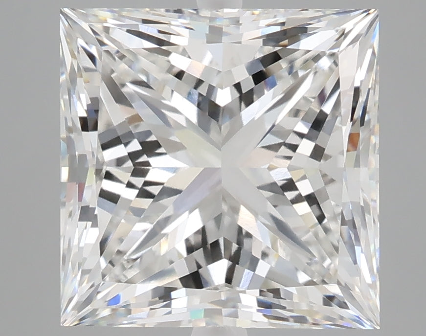 6.00 carat princess lab grown diamond E color VVS2 clarity