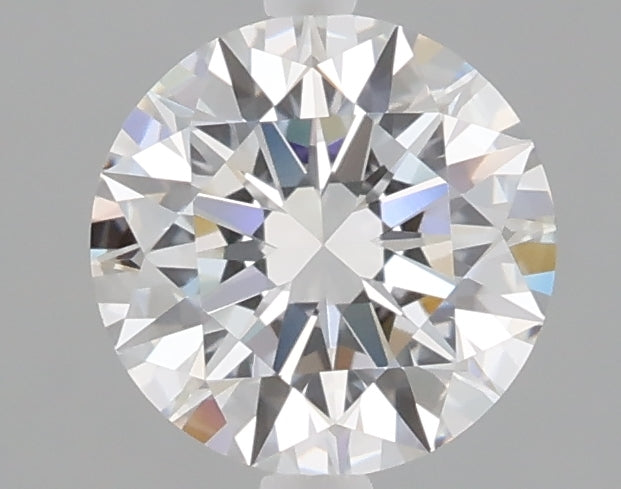 1.28 carat round lab grown diamond D color VVS2 clarity