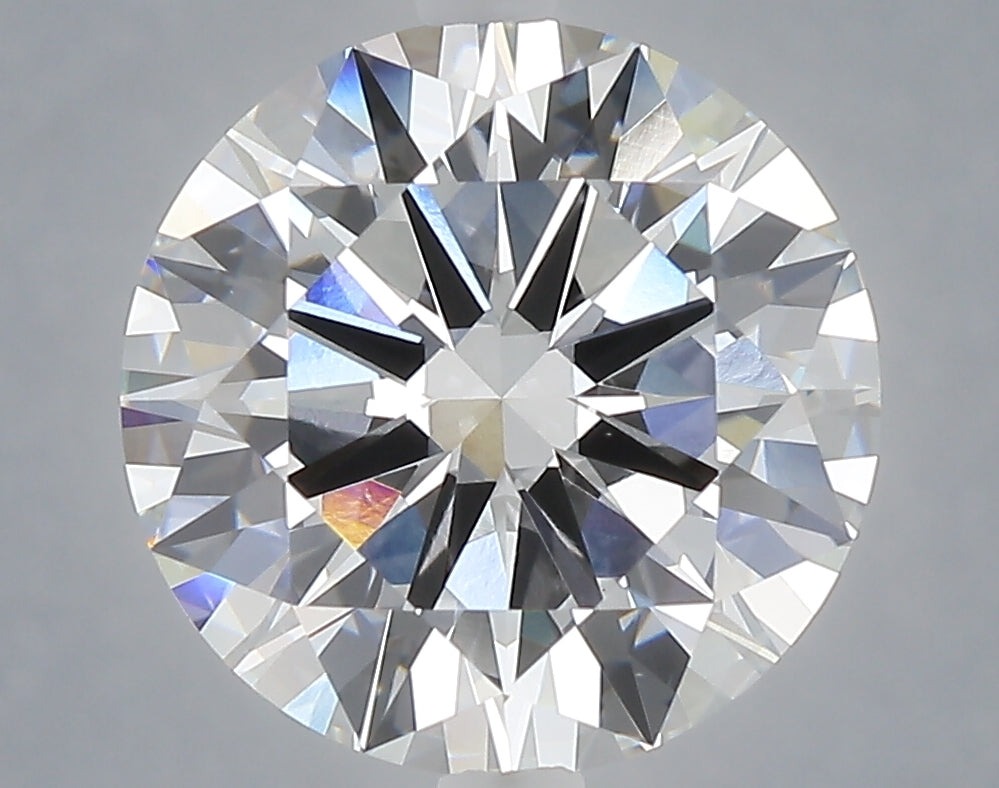 5.00 carat round lab grown diamond E color VVS2 clarity