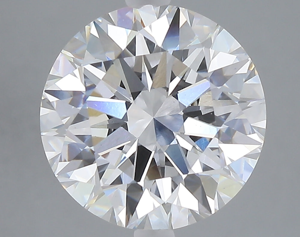 5.03 carat round lab grown diamond E color VVS2 clarity