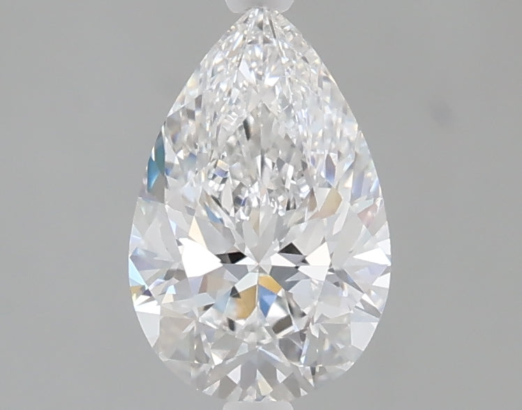 1.03 carat pear lab grown diamond D color VVS2 clarity