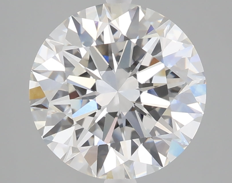 3.10 carat round lab grown diamond E color VVS2 clarity