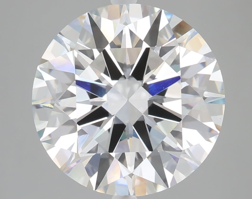 5.09 carat round lab grown diamond E color VS1 clarity