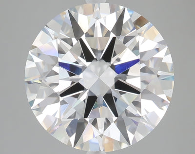5.09 carat round lab grown diamond E color VS1 clarity