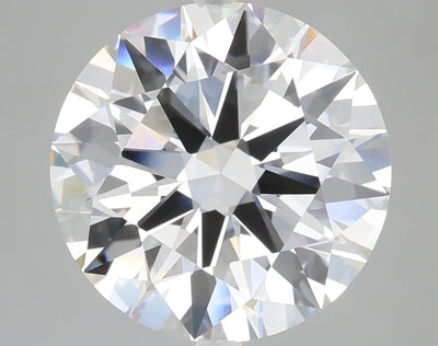 5.03 carat round lab grown diamond F color VS1 clarity