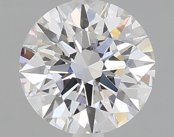 1.08 carat round lab grown diamond D color VVS2 clarity