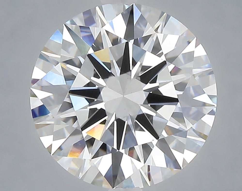 5.04 carat round lab grown diamond E color VS1 clarity