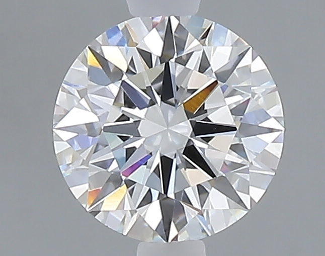 1.08 carat round lab grown diamond D color VVS2 clarity