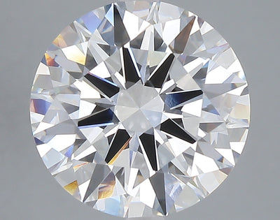 5.01 carat round lab grown diamond E color VS1 clarity