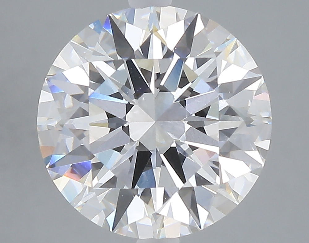 5.02 carat round lab grown diamond E color VVS1 clarity