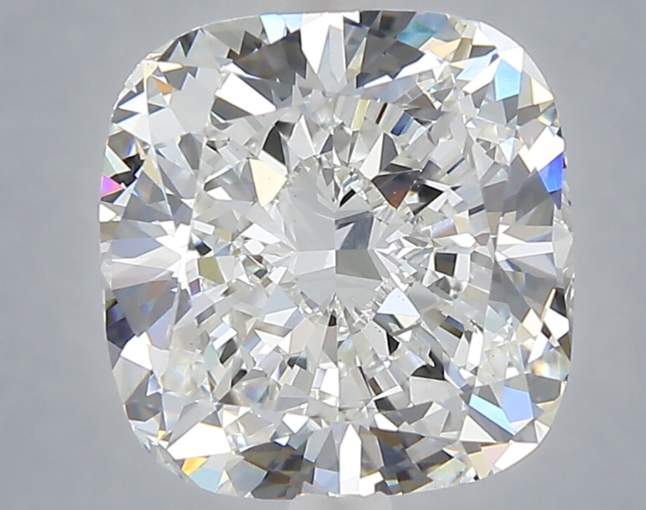 5.02 carat cushion lab grown diamond F color VS1 clarity