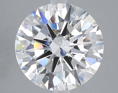 5.01 carat round lab grown diamond E color VS1 clarity