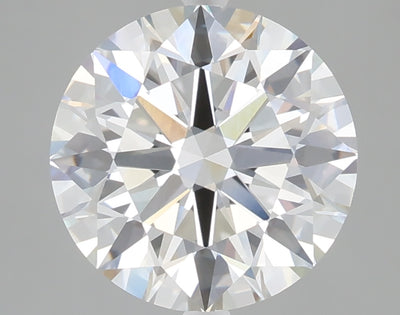 2.99 carat round lab grown diamond E color VVS2 clarity