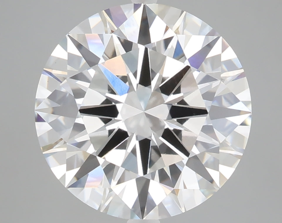 5.09 carat round lab grown diamond E color VVS2 clarity