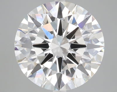 5.09 carat round lab grown diamond E color VVS2 clarity