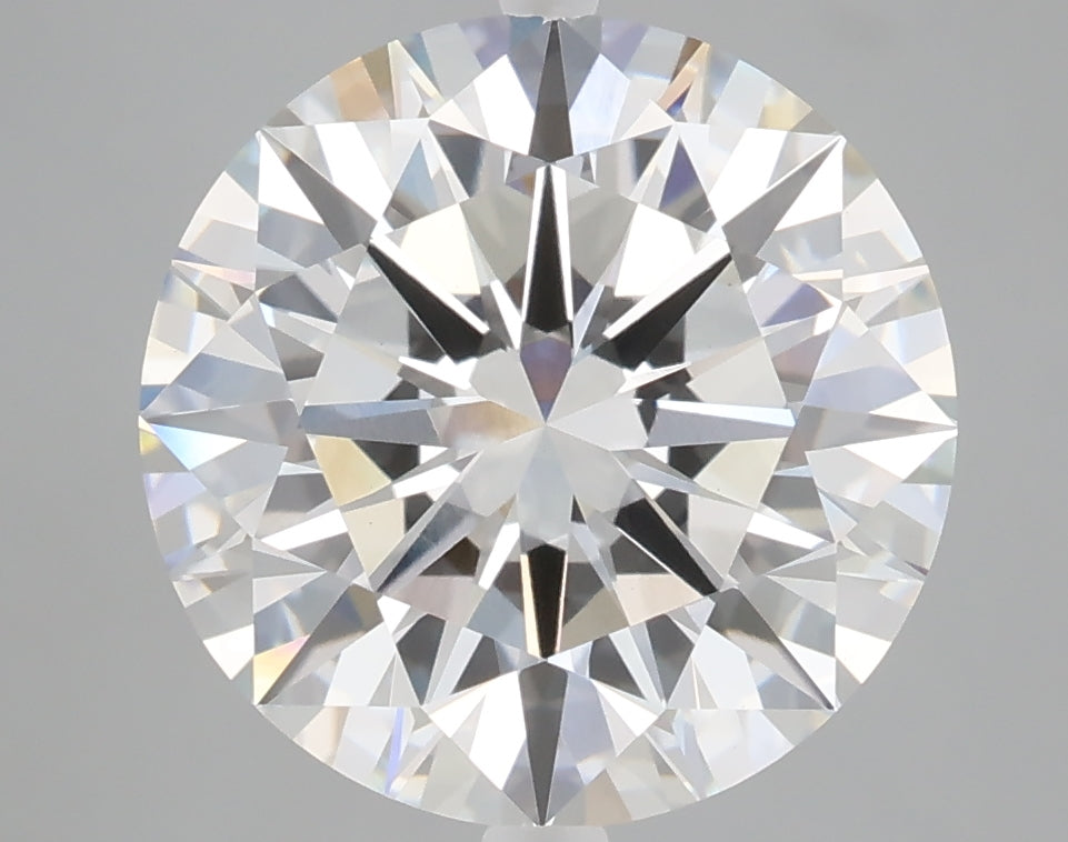 5.08 carat round lab grown diamond F color VS1 clarity