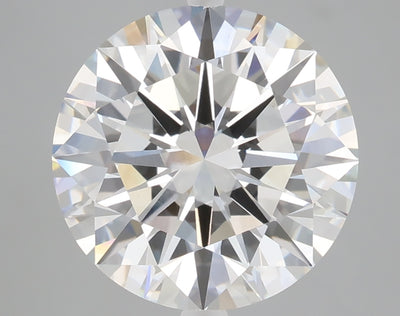 5.08 carat round lab grown diamond F color VS1 clarity