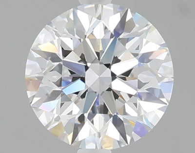 1.09 carat round lab grown diamond D color VVS2 clarity