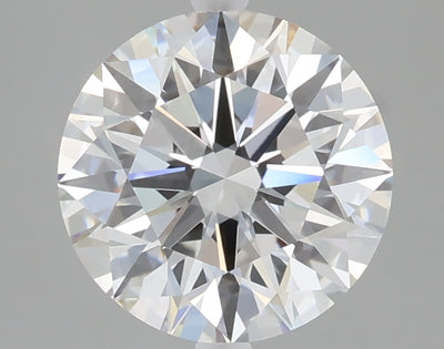 2.57 carat round lab grown diamond E color VVS2 clarity