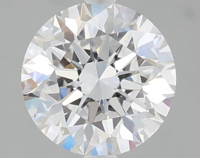1.22 carat round lab grown diamond D color VVS2 clarity