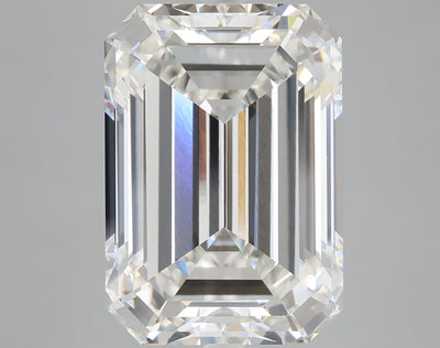 8.28 carat emerald lab grown diamond G color VS1 clarity