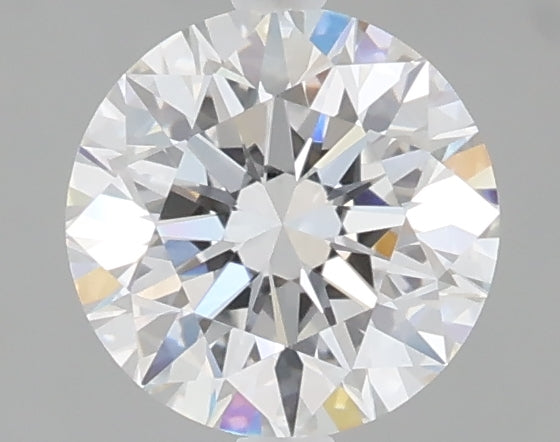 1.08 carat round lab grown diamond D color VVS2 clarity